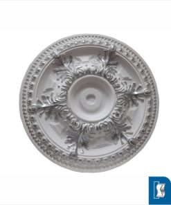 Ceiling Rose 600mm Clock & Dial Silver