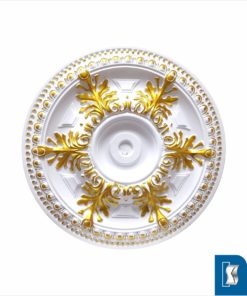 Ceiling Rose 600mm Clock & Dial Gold