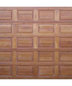 Garage Door Wooden Single Sectional 20 Panel