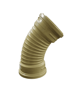 PVC 110mm Underground Ribbed 45 Degree Bend SABS