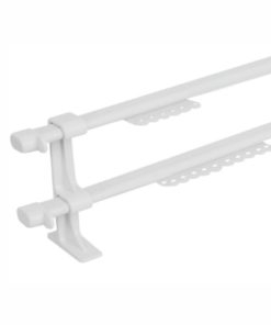 Curtain Rail Track - White