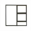 Aluminium Window Bronze 1800x1500