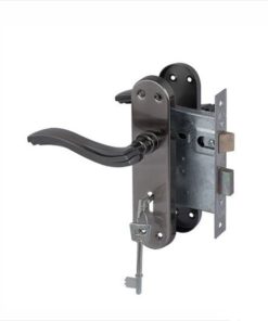 Yale 3 Lever Lockset Onda Satin Black Nicel