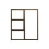 Aluminium Window Bronze 1800x1800