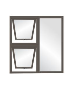 Aluminium Window Bronze 1200x1200