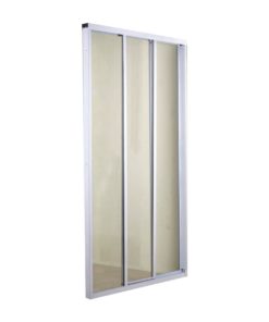Clear Shower Door Tri Glide 900 White