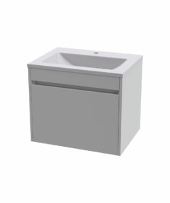 Cabinet Wall Hung + Basin - White