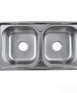 Sink CG Double Bowl No Tray Oval