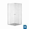 Shower Door Corner Chrome Frame