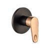 Shower Mixer Black & Rose Gold