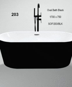 Bath Freestanding Black SOF/203