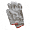 Glove Cotton Knit Wrist Natural