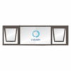 Aluminium Window Bronze 1800x600