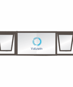 Aluminium Window Bronze 1800x600