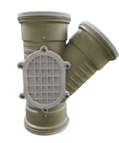 PVC 110mm Underground Junction IE 45 Degree Right Hand