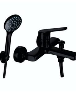 Bath Mixer + Hand Shower Matt Black