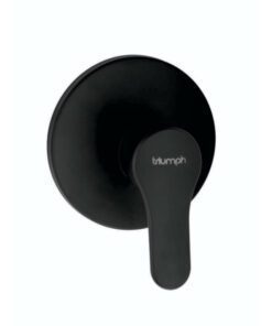 Shower/ Bath Mixer Matt Black Concealed