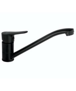 Sink Mixer Black Quartz Deck