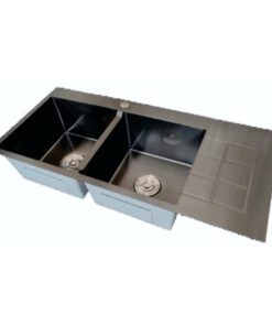 Sink CG Double Drop-In 1000x460mm Black