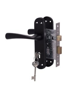 Yale 3 Lever Lockset Dritta Matte Black