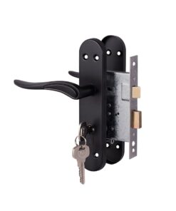 Yale 3 Lever Lockset Dolce Matte Black Cylinder