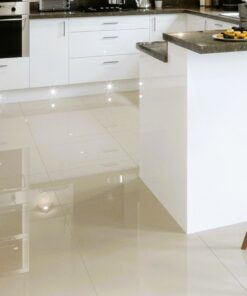 Alternative view of Ivory Polished Porcelain Nano 600x600 mm