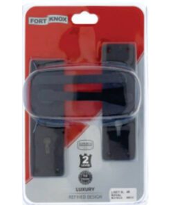 Fort Knox Lockset 2 Lever Royal Matt Black M8E10