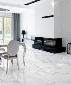 Alternative view of Tile Carrara Polished Glazed Porcelain 600x600mm