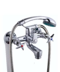 Bath Mixer Star+ Hand Shower Cosmos, will add a luxurious and versatile addition to your bathroom. This sleek and modern fixture seamlessly combines a bath mixer and a hand shower, offering a perfect blend of style and functionality. Crafted with premium materials,