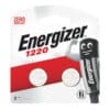 Energizer 3V Lithium Coin 1220 (2 Pack)