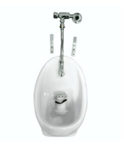 Urinal Small Back To Wall Front Entry + Fittings