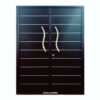 Door Double Horizontal Black 1.6M