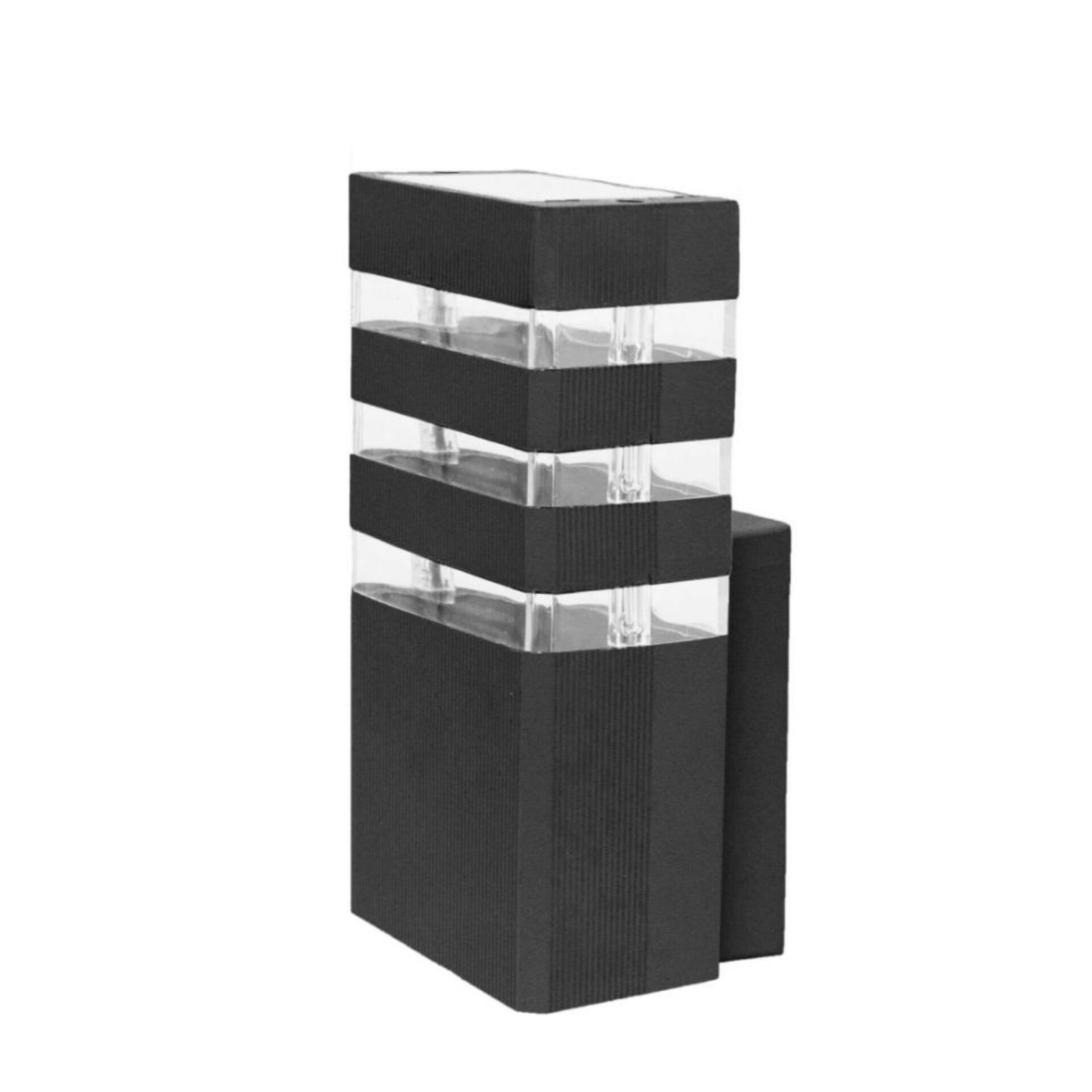 Wall Lamp Single 3 Stripe Black - Image 2