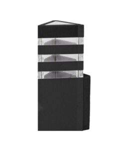 Wall Lamp Single 3 Stripe Black