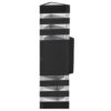 Wall Lamp Double 3 Stripe Black