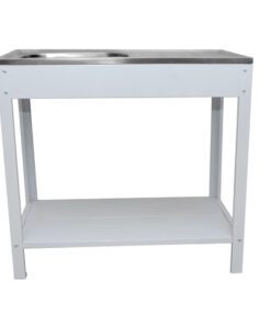 Sink Unit White KnockDown 915x460x870mm