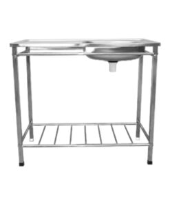 Sink Unit Econo Silver KnockDown 915x460x870mm