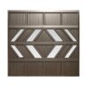 Garage Door Single Aluminium Arrow Bronze