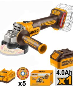 Ingco 20V Angle Grinder + Charger & Battery