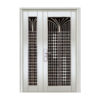 Steel Security Door Double 1.2M Black