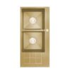 Sink CG Double Drop-In 1000x460mm Gold