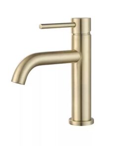 Basin Mixer Bijiou Stylet Gold Short Body