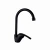 Sink Mixer Single Lever Swan Neck Black