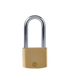 Yale Padlock 50mm Brass Long Shackle