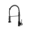 Kitchen Mixer Spring Pull Down Spout Black Fontaine