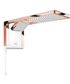 Lorenzetti Electric Shower Head Acqua Duo White/Rose Gold