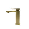 Venice Short Basin Mixer Brushed Brass