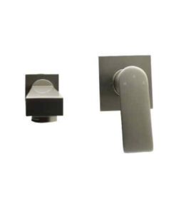 Capri Wall Mount Basin Mixer - Gun Metal