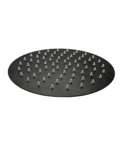 SOF Shower Rose Round Matt Black