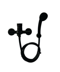 Andria Bath Mixer + Hand Shower - Matt Black